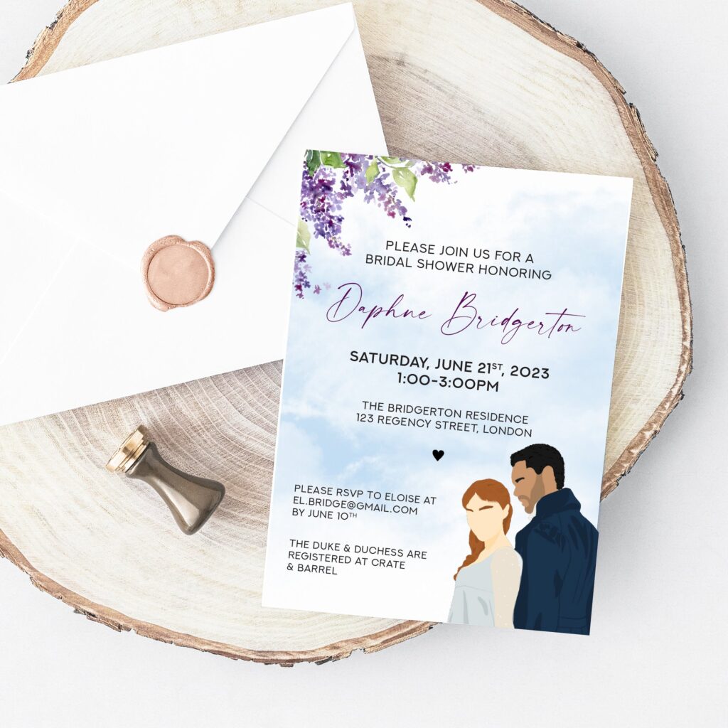  Bridgerton-Inspired Invitation Ideas