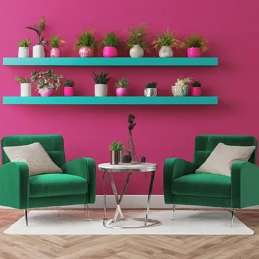 Creative Ideas to Adorn Your Pink and Green Wall