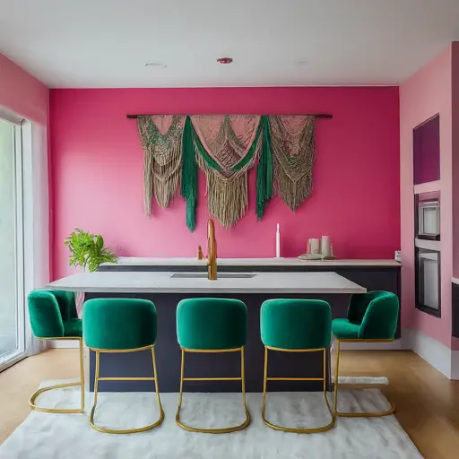 Creative Ideas to Adorn Your Pink and Green Wall