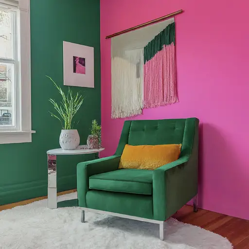 Creative Ideas to Adorn Your Pink and Green Wall