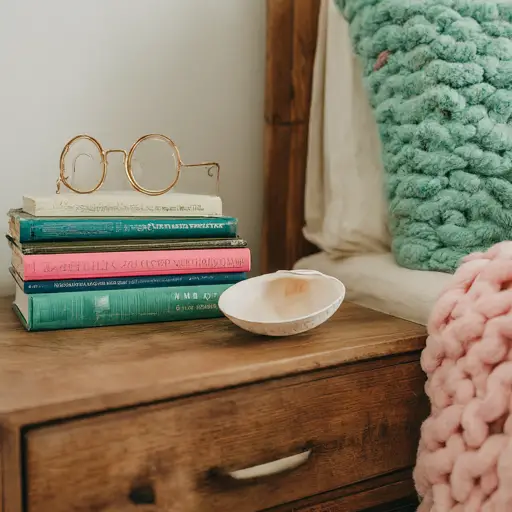  pink and green boho-vibe bedroom