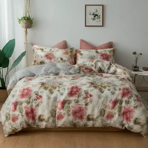 Pretty Pink Bedroom Ideas with Floral Themes