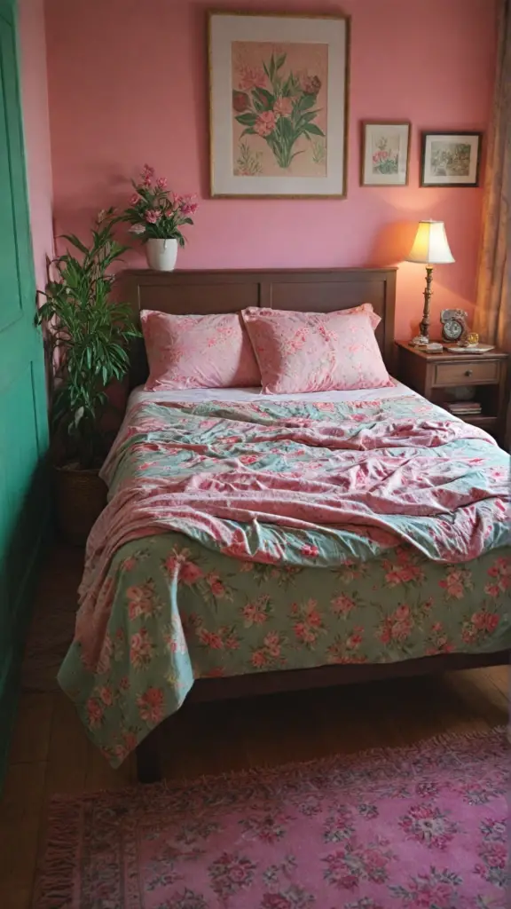  pink and green bedroom ideas