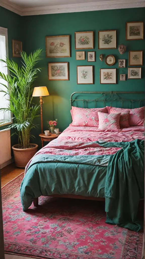  pink and green bedroom ideas