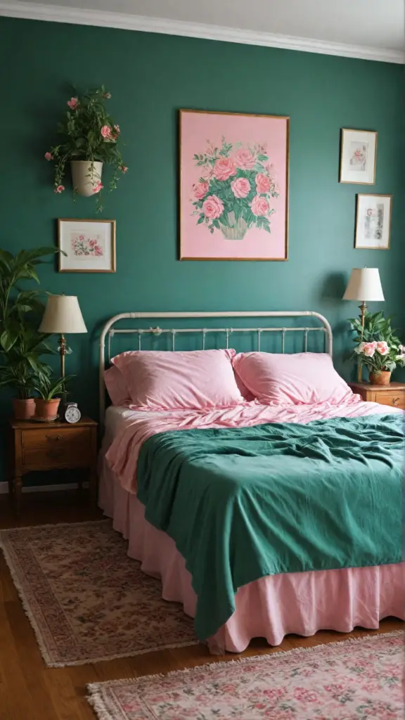  pink and green bedroom ideas