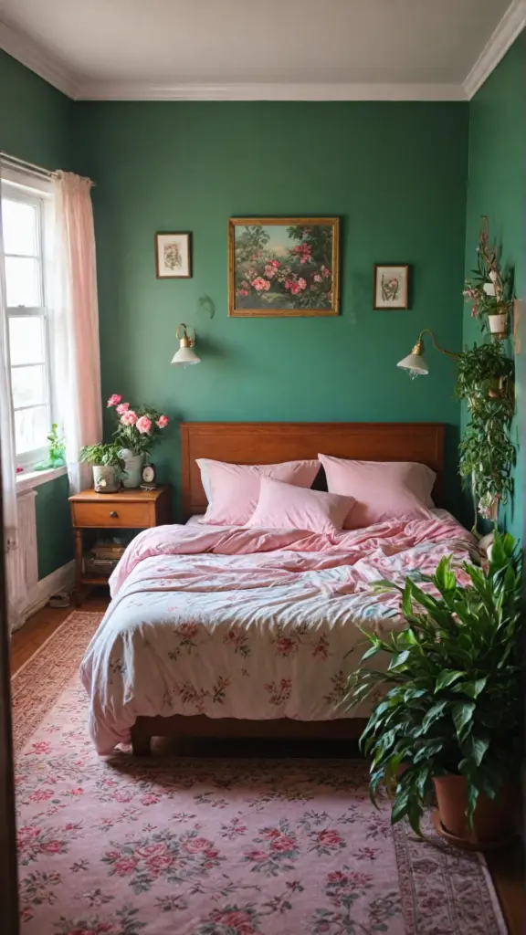  pink and green bedroom ideas