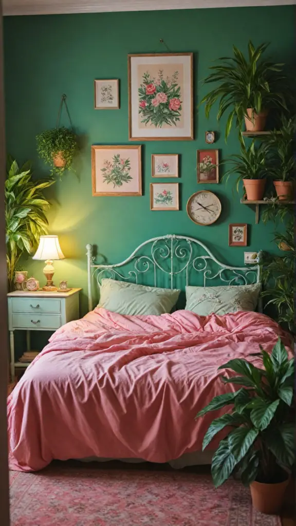  pink and green bedroom ideas