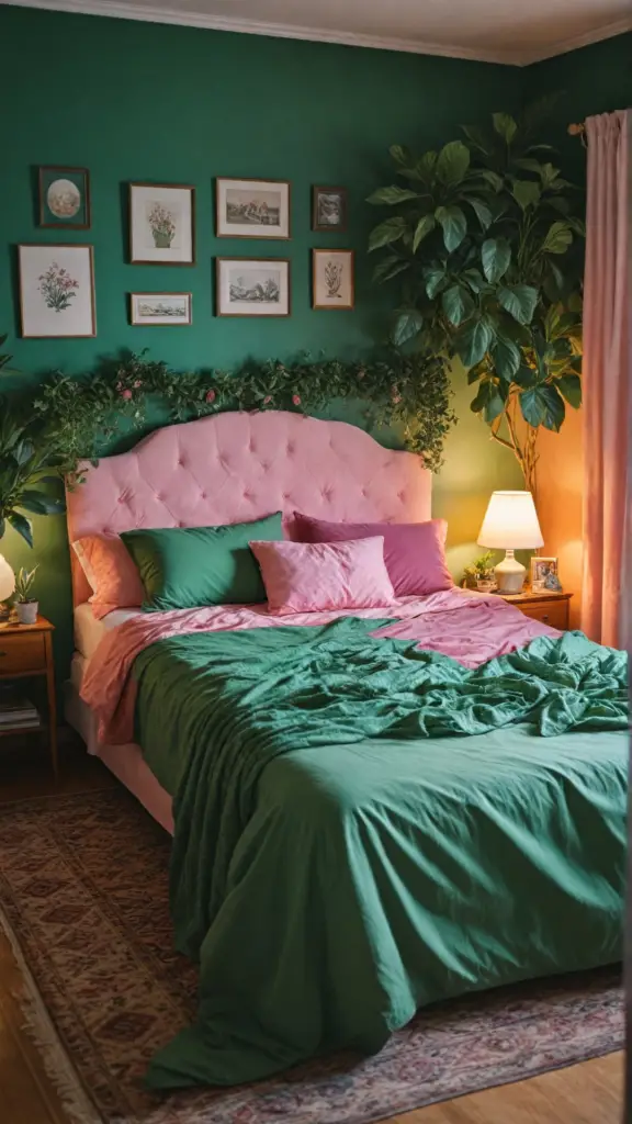  pink and green bedroom ideas