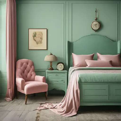  Green And Pink Bedroom Ideas Aesthetic