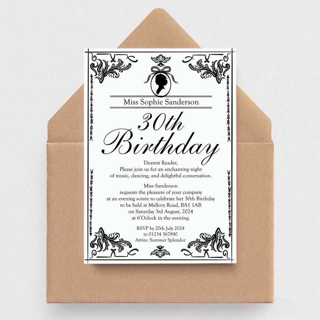  Bridgerton-Inspired Invitation Ideas