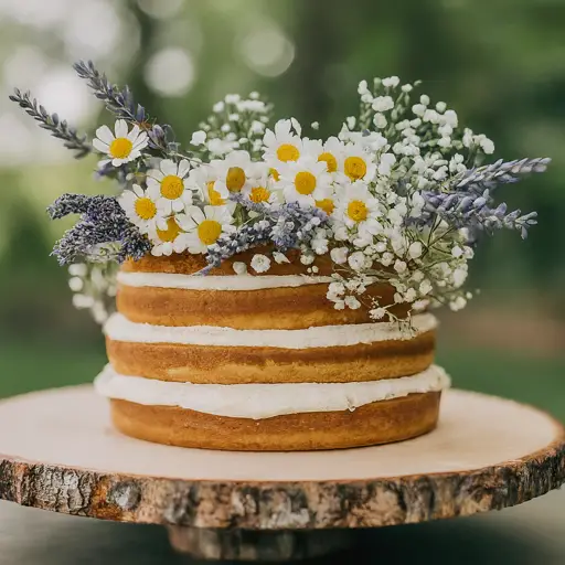  lovely wildflower wedding cake ideas