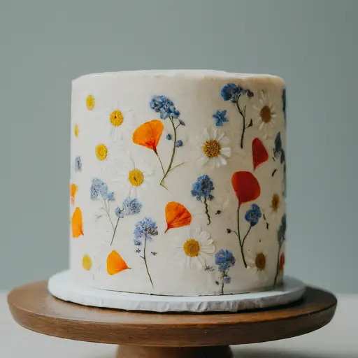  lovely wildflower wedding cake ideas