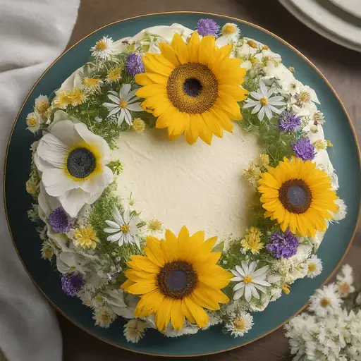  lovely wildflower wedding cake ideas