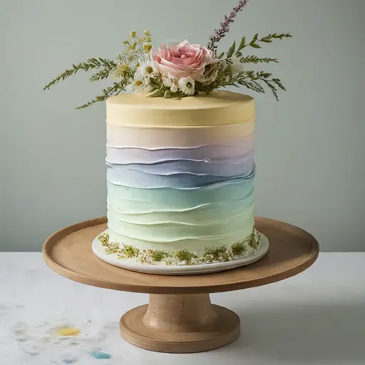  lovely wildflower wedding cake ideas