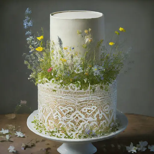  lovely wildflower wedding cake ideas