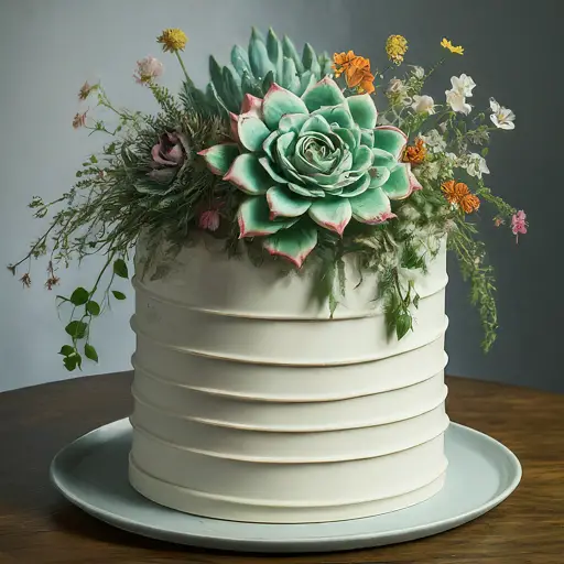  lovely wildflower wedding cake ideas